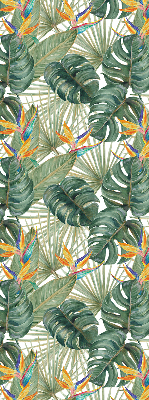 Verduisterend binnengordijn met tropische plantenprint