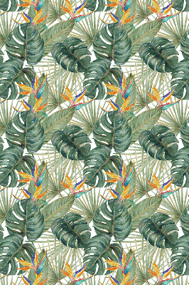 Verduisterend binnengordijn met tropische plantenprint