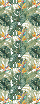Verduisterend binnengordijn met tropische plantenprint