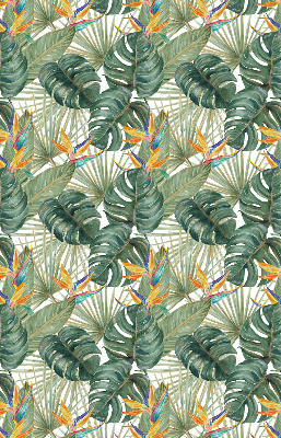 Verduisterend binnengordijn met tropische plantenprint