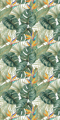 Verduisterend binnengordijn met tropische plantenprint
