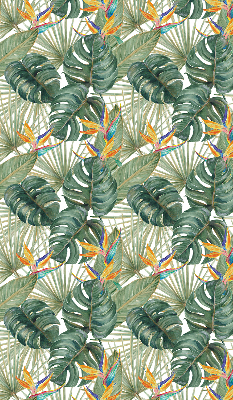 Verduisterend binnengordijn met tropische plantenprint