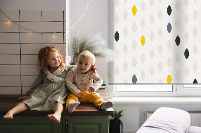 Verduisterend binnengordijn in de kleur kleurrijke granen
