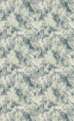 Verduisterend rolgordijn voor balkondeur met een schets van een plant op een gekleurde achtergrond