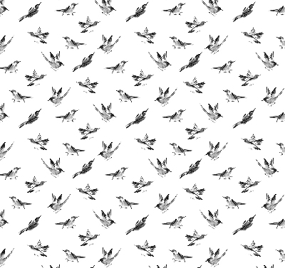 Verduisterend binnengordijn met vogels