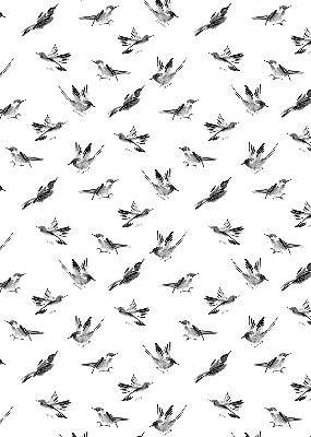 Verduisterend binnengordijn met vogels