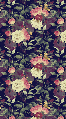 Verduisterend rolgordijn voor raam bloemen