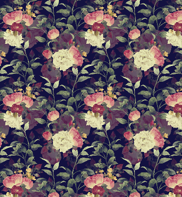 Verduisterend rolgordijn voor raam bloemen
