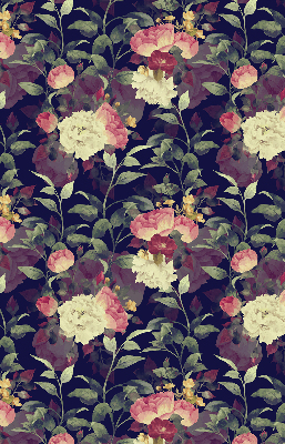 Verduisterend rolgordijn voor raam bloemen