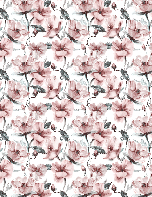 Verduisterend raamrolgordijn voor binnen in roze met bloemenprint