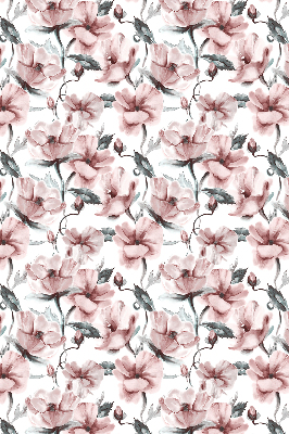 Verduisterend raamrolgordijn voor binnen in roze met bloemenprint