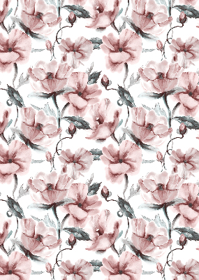 Verduisterend raamrolgordijn voor binnen in roze met bloemenprint