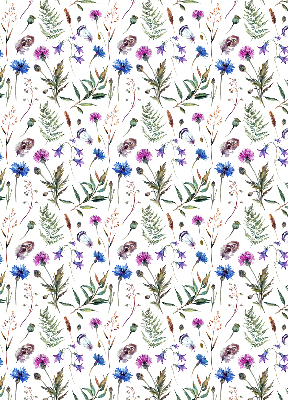 Verduisterend raamrolgordijn voor binnen met kleurrijke bloemen