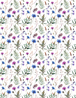 Verduisterend raamrolgordijn voor binnen met kleurrijke bloemen