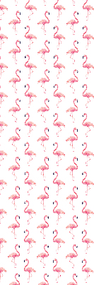 Binnenshuis verduisterend rolgordijn met print van flamingo's