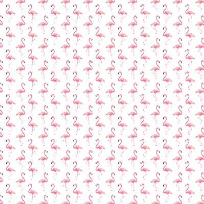 Binnenshuis verduisterend rolgordijn met print van flamingo's