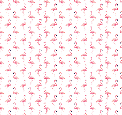 Binnenshuis verduisterend rolgordijn met print van flamingo's