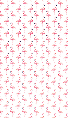 Binnenshuis verduisterend rolgordijn met print van flamingo's