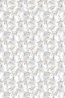 Verduisterend binnengordijn met witte bloemen