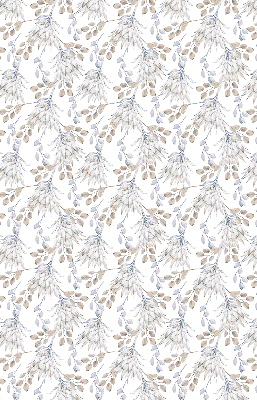 Verduisterend binnengordijn met witte bloemen