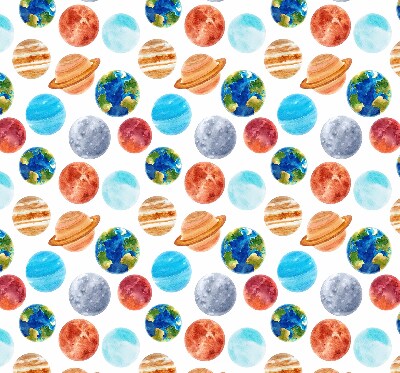 Verduisterend rolgordijn voor raam met de kleur Planeten