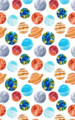 Verduisterend rolgordijn voor raam met de kleur Planeten
