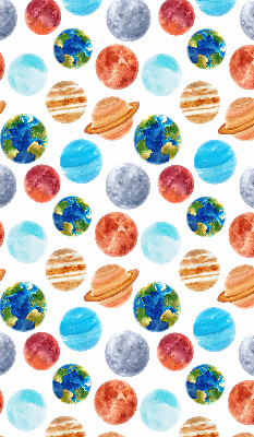 Verduisterend rolgordijn voor raam met de kleur Planeten