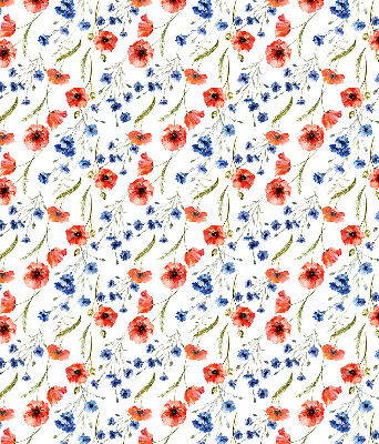 Verduisterend rolgordijn voor balkondeur papaver