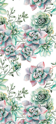 Verduisterend binnengordijn in groene plantenprint