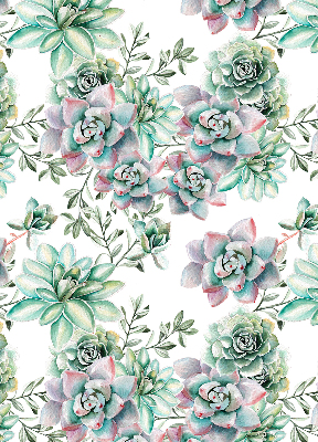 Verduisterend binnengordijn in groene plantenprint