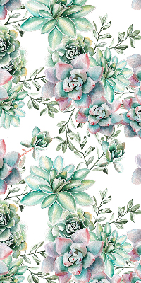 Verduisterend binnengordijn in groene plantenprint