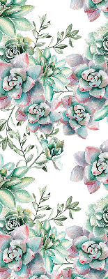 Verduisterend binnengordijn in groene plantenprint