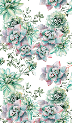 Verduisterend binnengordijn in groene plantenprint