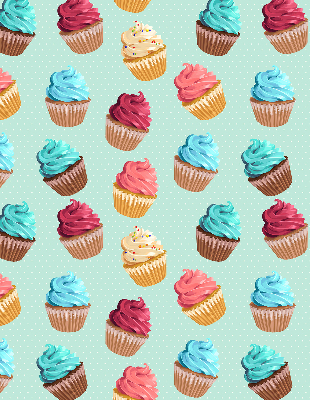 Verduisterend binnengordijn voor cupcakes