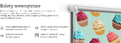 Verduisterend binnengordijn voor cupcakes