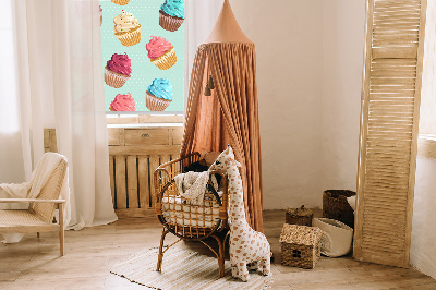 Verduisterend binnengordijn voor cupcakes