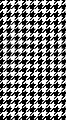 Binnenshuis verduisterend rolgordijn met geometrisch patroon