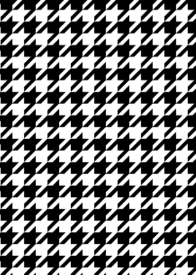 Binnenshuis verduisterend rolgordijn met geometrisch patroon