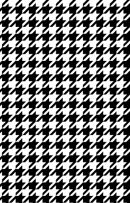 Binnenshuis verduisterend rolgordijn met geometrisch patroon