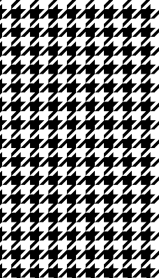 Binnenshuis verduisterend rolgordijn met geometrisch patroon