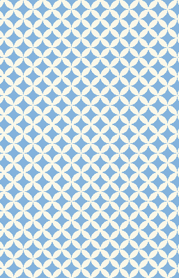 Verduisterend rolgordijn voor raam in blauwe sterren