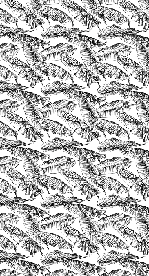 Verduisterend raamrolgordijn voor binnen met varenbladeren