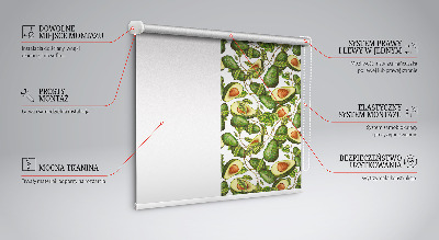 Verduisterend raamrolgordijn voor binnen avocado