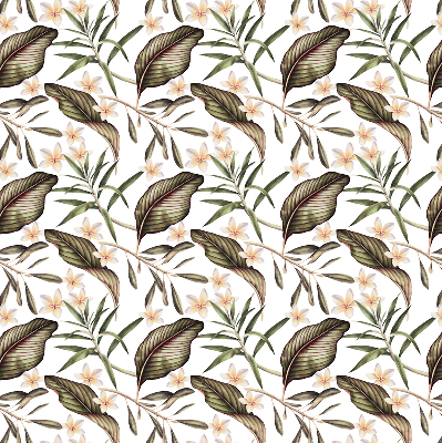 Verduisterend binnengordijn met bloemen en stelen