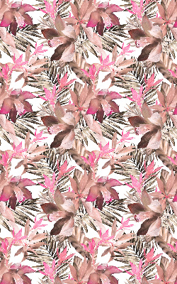 Binnenshuis verduisterend rolgordijn met roze bloemen