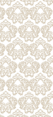 Verduisterend stoffen rolgordijn in beige met patroon