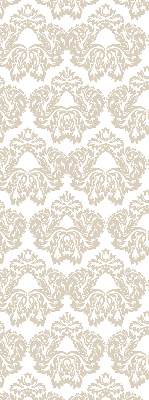 Verduisterend stoffen rolgordijn in beige met patroon