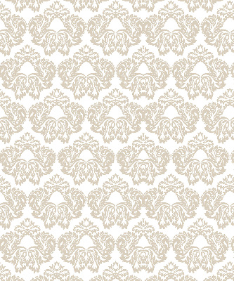 Verduisterend stoffen rolgordijn in beige met patroon