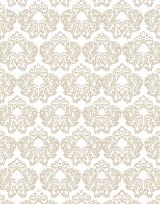 Verduisterend stoffen rolgordijn in beige met patroon