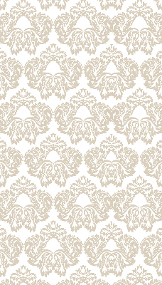 Verduisterend stoffen rolgordijn in beige met patroon